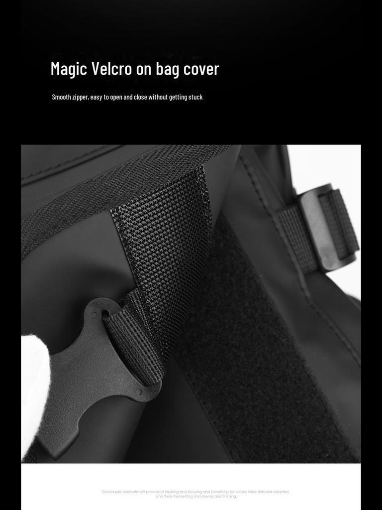 High-End Nylon Backpack: Fashionable Waterproof Travel and Business Bag for Men and Women