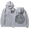Harajuku Oversized Sweatshirt Men Women Fashion Casual Cozy H Twenty One Pilots Car Radio Double Sided Print Hoodie