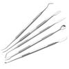 Stainless Steel Wax Carvers Set Double Ended Wax Carver with Storage Case 10pcs Dental Waxing Tool