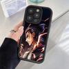AOT Эрен Йегер Утолщенный ТПУ Чехол для Мобильного Телефона для iPhone 17 16 15 14 13 12 11 Air Pro Max Plus Цветной Чехол