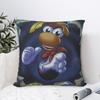 Ps1 Игра Rayman Винтажный Геймер Гейминг Геймерша Видеоигры Наволочка Полиэстер Подушка Комфорт Декоративная Подушка Диванные Подушки Б/У