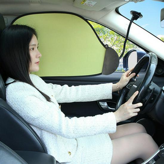 Car Sunshade with Suction Cup: Side Window Heat Insulation & Sun Protection Curtain