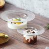 Decorative Yogurt Bowl Transparent Fruit Salad Plate Home Decoration Juice Cup  Dessert