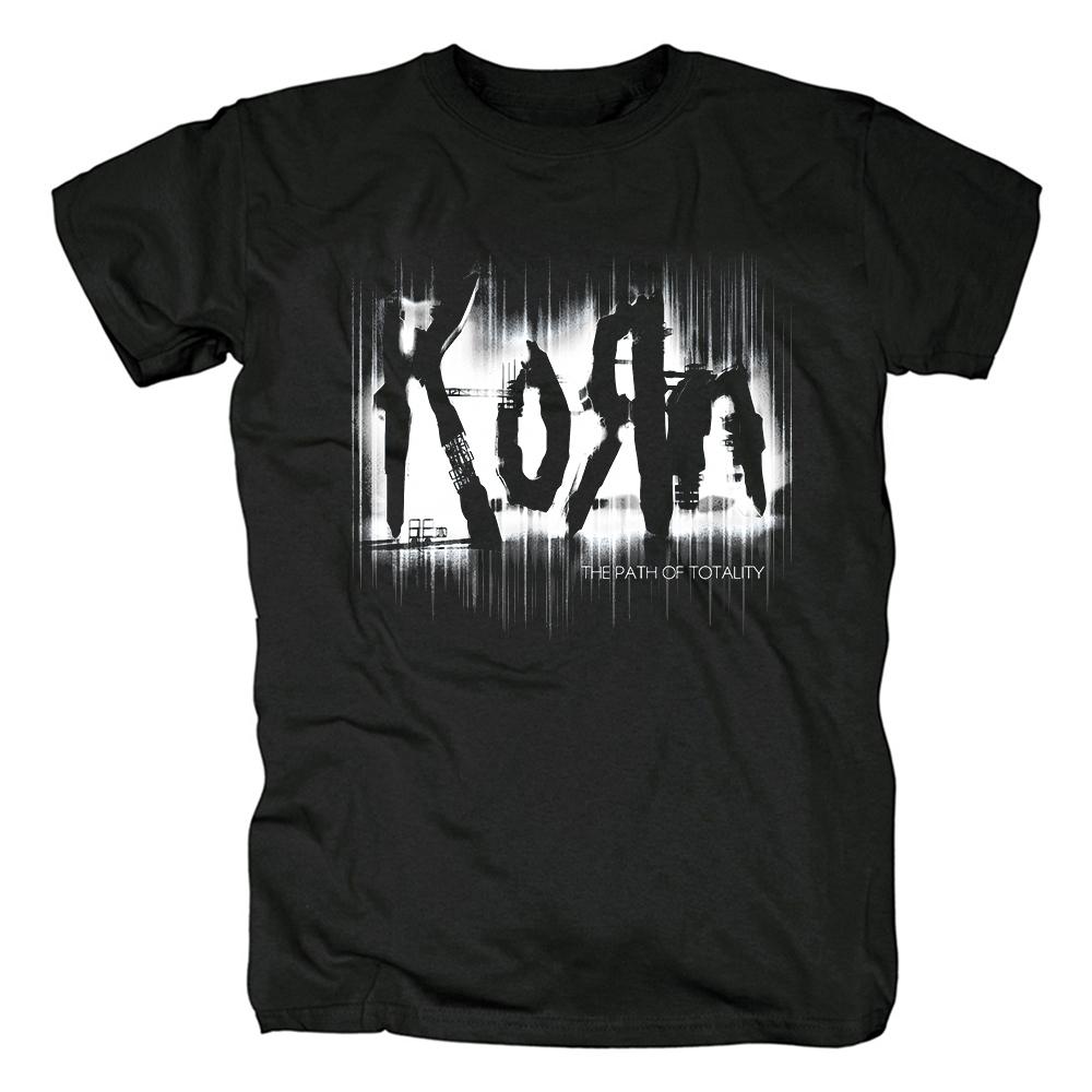 KORN Cohen Band Метал Рок Хэви Метал Панк Европейская и Американская Музыка Хлопок Мужская и Женская Футболка с Круглым Вырезом Свободного Кроя