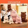 Stuffed Animal Plush Toys Rabbit Pig Bear Frog Tiger Birthday Gifts Decoration