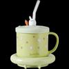 Cute Rabbit 55°C Smart Heating Ceramic Mug Set