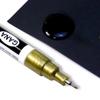 1 Pc 0.7mm Waterproof Paint Markers Automotive Metal Wood Writing Fabric DIY Paint Oil Based White Black Permanent Paint Markers