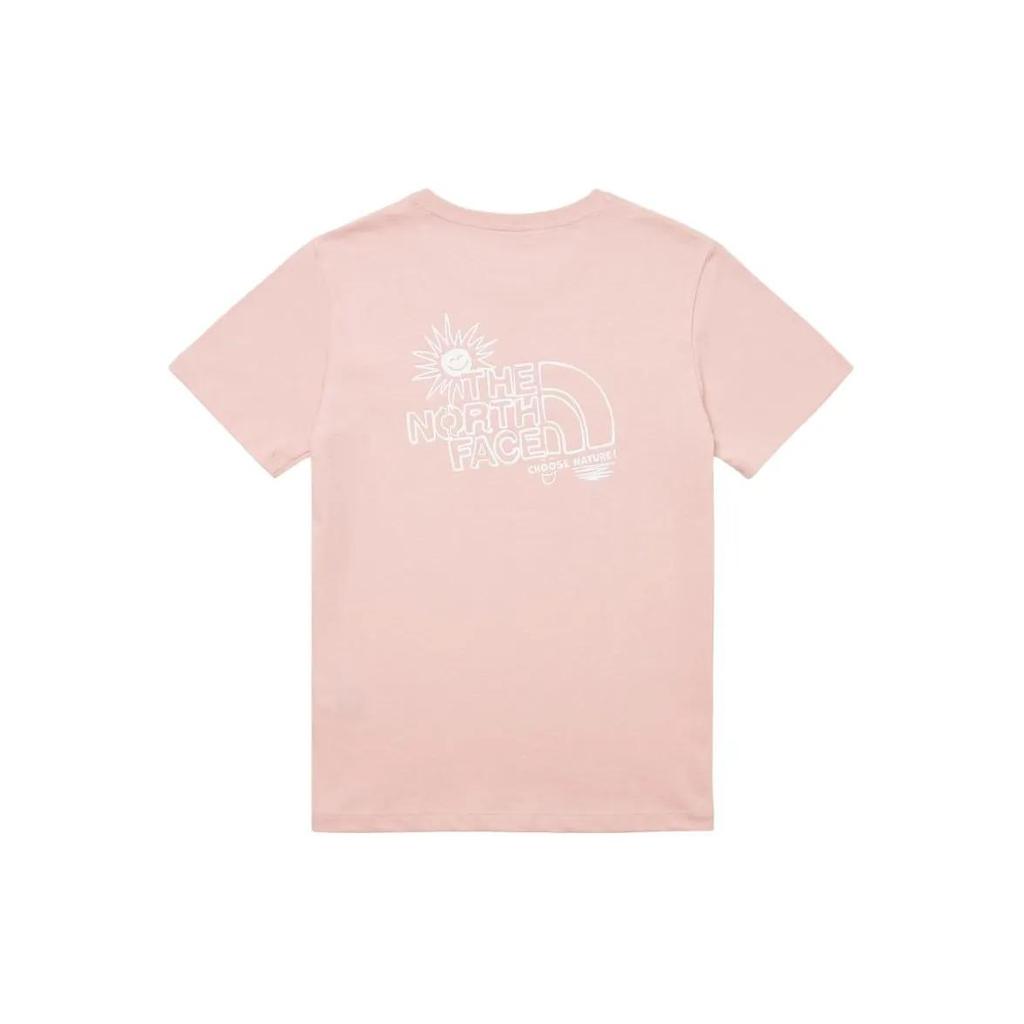 THE NORTH FACE Regular T Shirt Women's Pink (Unisex) T-Shirts NF0A8AVE LK6