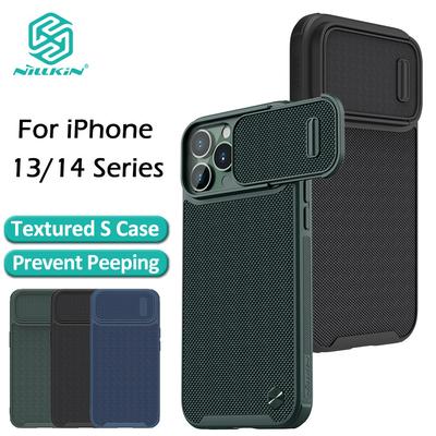 Чехол NILLKIN для iPhone13 Pro Max, текстурированный нейлоновый чехол для раздвижной камеры, защитный чехол для iPhone 14 13 Pro Max Plus