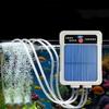 USB Rechargeable Solar Oxygen Pump Ultra Silent Fish Tank Aerator Outdoor Fishing