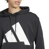 Adidas Essentials Big Logo French Terry Hoodie KTF13 Men's Black/White (IN6164) J/2XL