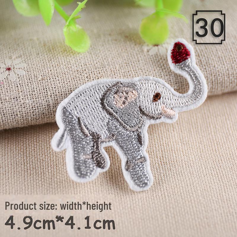 Очаровательная нашивка с изображением маленького животного для детской одежды