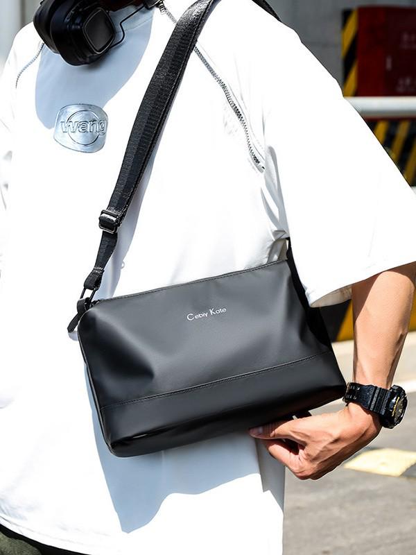 2025 Мужская Модная Сумка Кроссбоди в Корейском Стиле: Повседневный, Вместительный Рюкзак через плечо с несколькими отделениями