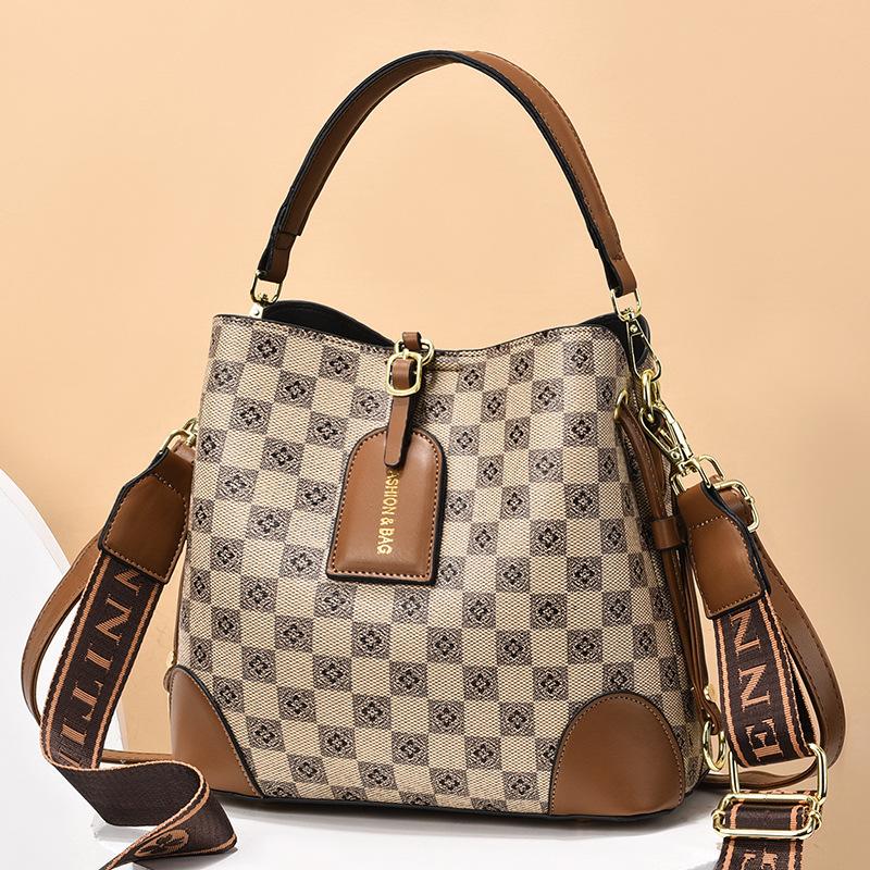 Women's Crossbody Bag, Bucket Bag, High-Quality Light Luxury Style Shoulder Bag, Handbag