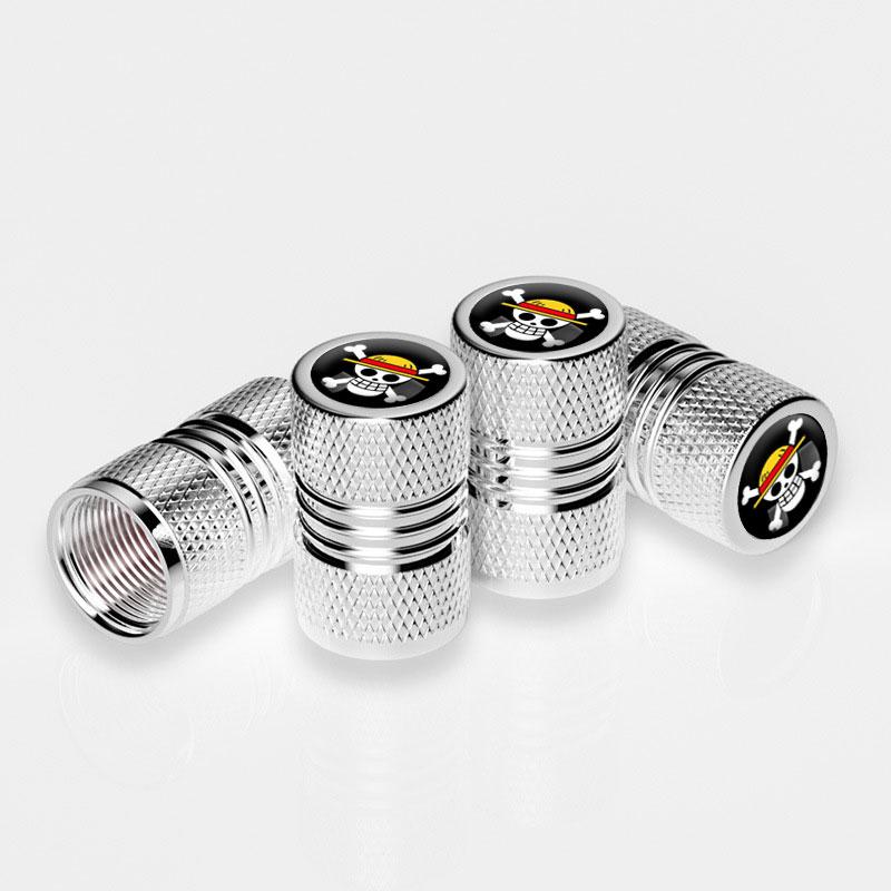 4 ШТ. Колпачки на ниппель колеса в стиле аниме для автомобиля, велосипеда, мотоцикла, универсальные аксессуары, подарки