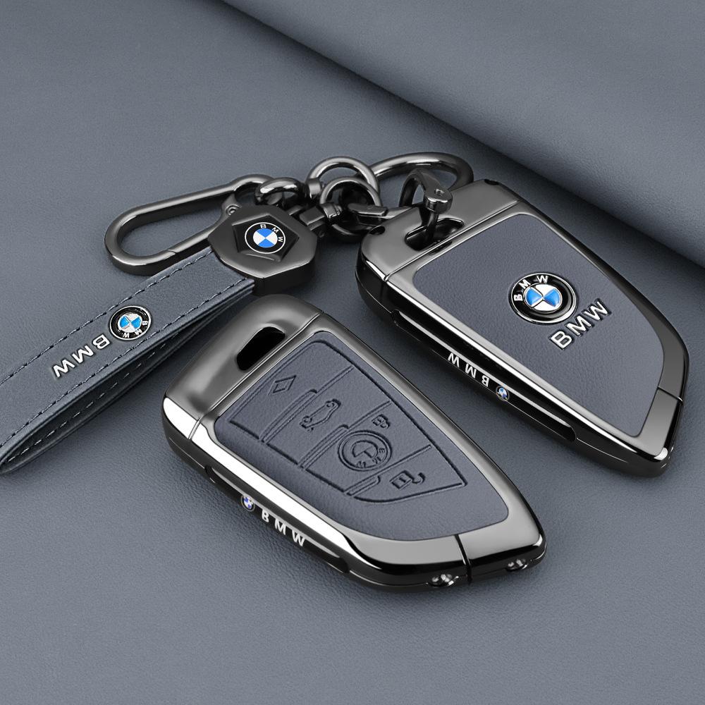 Styling Zinc Alloy Car Key Cover Case Holder For BMW 1 3 7 Series X1 X3 X5 X6 X7 F20 F15 F16 F48 G20 G30 G01 G02 G05 G11 G32 CZ9