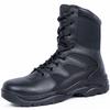 Outdoor Leisure High Top Boots Genuine Leather Breathable Training Shoes Black Sand Proof Desert Wear-resistant