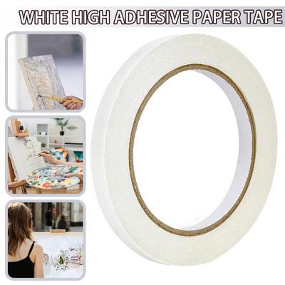Белая клейкая лента для маскировки липкая лента для украшения настенной живописи/художественного разделения цветов