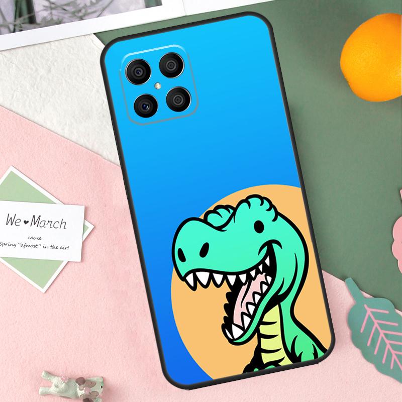 Cute Dinosaur Tea-Rex Case For Honor 200 Pro 50 70 90 Lite X9b X9a X8b X8a X8 X9 X9c Honor Magic 7 5 6 Pro Cover