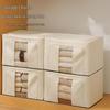 Foldable Clothes Storage Box with Single Window, Large Capacity, Dustproof & Moistureproof