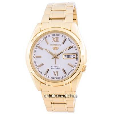 Восстановленные мужские часы Seiko 5 Automatic с белым циферблатом SNKL58 SNKL58K1 SNKL58K