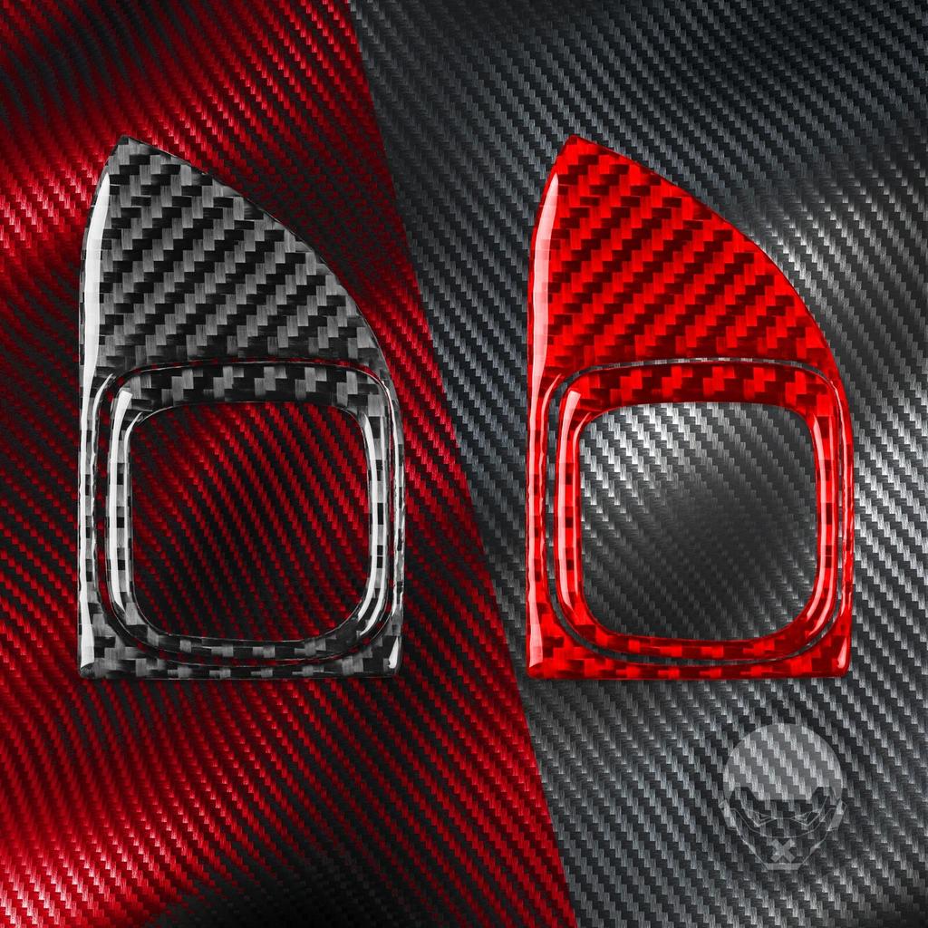 For Porsche Cayenn S GTS Turbo 2003-2010 Accessorie Carbon Fiber Interior Trunk Switch Trim Sticker Car Decoration