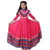 Children's Fuchsia Mexican Folk Dance Dress - Day of the Dead Costume