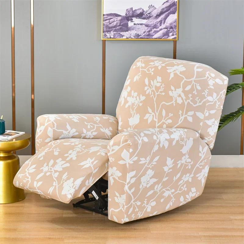 1 2 3 Seater Recliner Sofa Cover Stretch  Chair Cover Elastic Sofa Slipcovers for Living Room Armchair Furniture Covers