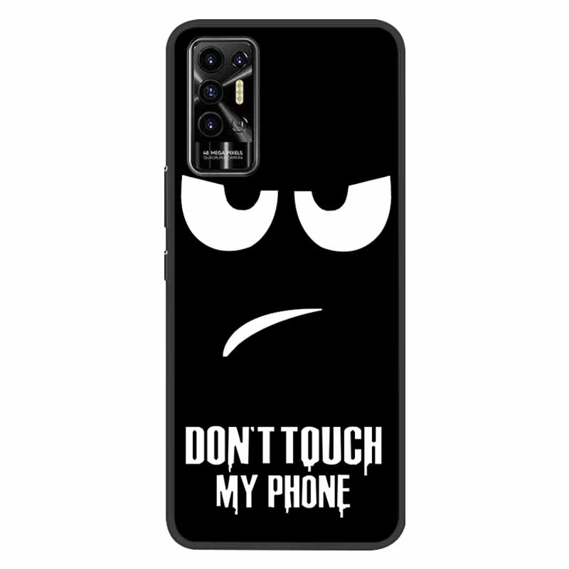 Чехол для Tecno Pova 2 Pova2 Ударопрочный Мягкий силикон ТПУ Задняя крышка Для Tecno Pova 2 Чехлы для телефона Pova2 2021 Чехол Милый мультфильм