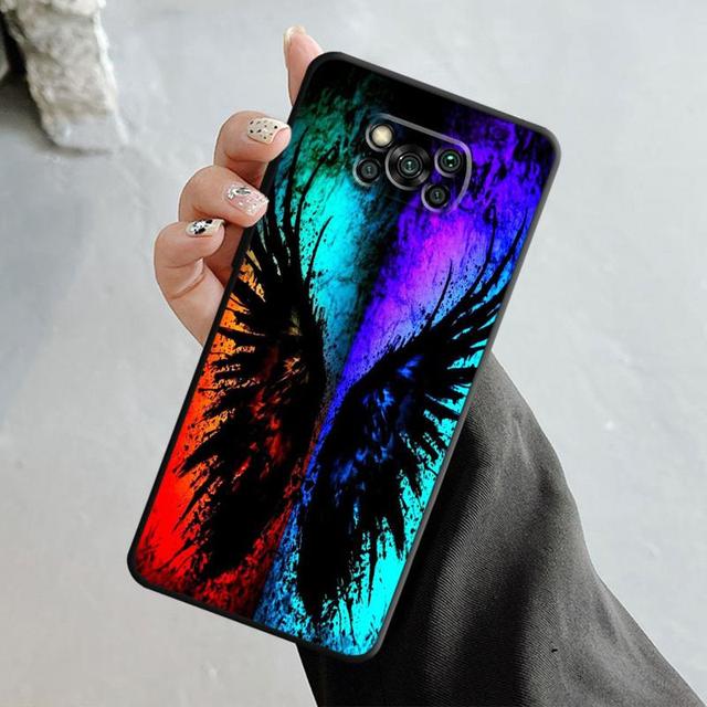 Девушка с крыльями ангела и демона для Xiaomi Poco X3 Nfc X4pro X5 M3 для Mi 12 13 11 10 10t 8 Note10 Lite 11ultra 11t Pro F1 чехол