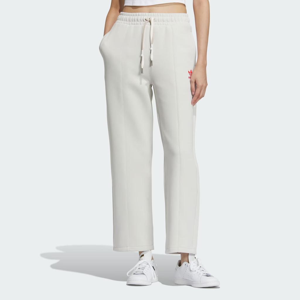 Adidas Originals Drawstring Knit Joggers Women Bottoms Track-Grey IN0984