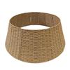 Rattan Paper Rope Woven Modern Festive Christmas Tree Skirt Christmas Tree Surround