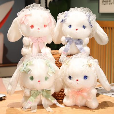 Кукла Лолита Зайчик Плюшевая игрушка Лента Милая кукла Зайчик Дети Спят с Тряпичной куклой Свадебные Броски