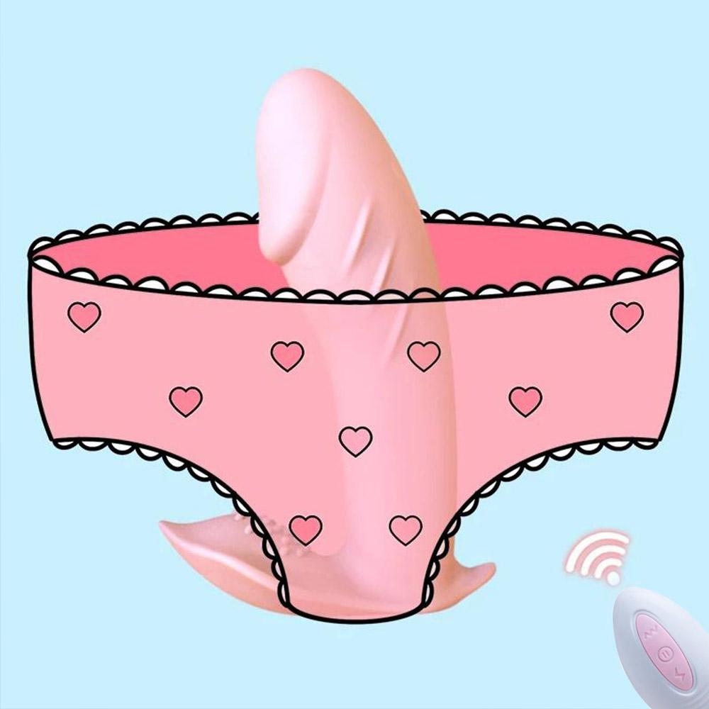 Беспроводной пульт дистанционного управления, фаллоимитатор, вибратор, трусики для женщин, стимулятор клитора, секс-машина для взрослых, женский клитор, мастурбатор, эротическая игрушка
