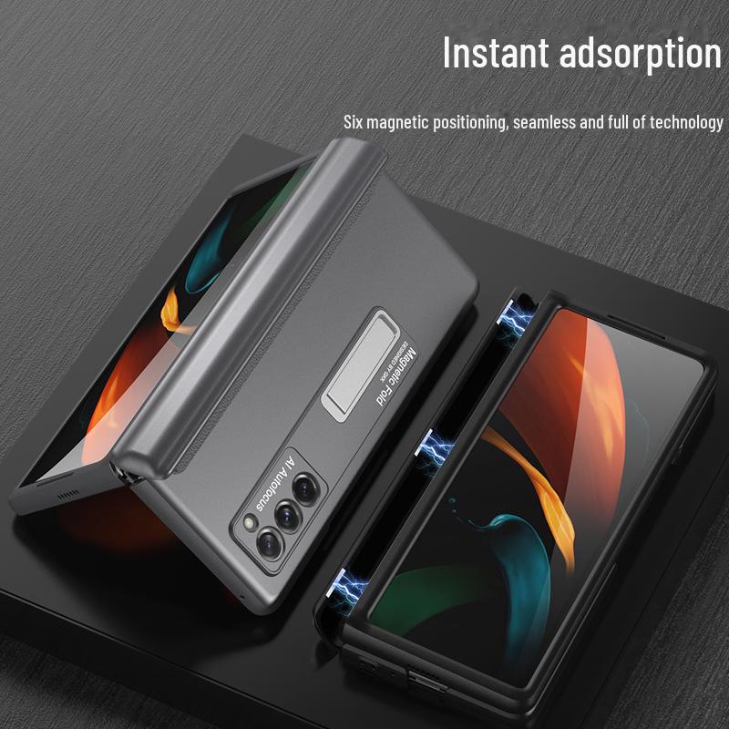 Чехол Samsung Fold2 Premium с магнитным шарниром — креативный складной экранный чехол с защитой от падений и подставкой