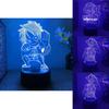 3D светодиодный ночник «Король пиратов» с USB-управлением касанием, с персонажами Луффи и Зоро, для современных спален