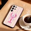 1 шт. Иллюстрация с лобстером Чехол для телефона для Samsung S26,S25,24,23,22,30,21,10,9,Ultra,Plus,Lite,FE Мягкий черный чехол
