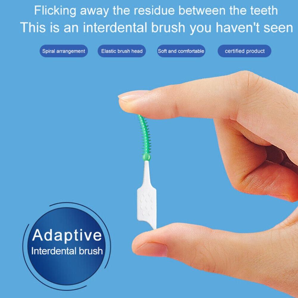 160 шт./коробка Массаж десен Силикагель Межзубная щетка Зубная щетка Зубная нить Очиститель зубов Унисекс