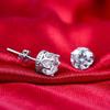 Delysia King Women Fashion Simplicity Christmas Gifts Jewelry Trendy Bridesmaid Exquisite Diamonds Crown Stud Earrings