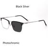 Anti Blue Light Pure Titanium Ultra-Light Reading Glasses Men Brand Design Square Frame Photochromic CR-39 Resin Lenses +1.5 2.0