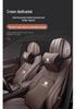 Genuine Leather Headrest & Neck Support for Toyota Crown Land Cruiser