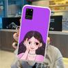 Чехол для телефона Sweet Girl Hand Drawns для Samsung Galaxy S10 S21 S22 Plus Ultra A91 A51 A21S A12 Прозрачная накладка для телефона