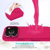 Роскошный чехол для телефона из жидкого силикона для IPhone 17 Air 16 15 14 13 12 Pro Max 17Pro Защитная накладка с бампером для камеры Caque