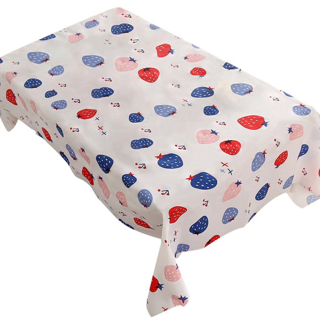 Водонепроницаемая и маслостойкая скатерть для крышки обеденного стола кухни декоративной