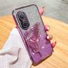 Nova 9 SE Gradient Glitter Butterfly Quicksand Phone Case For Huawei Nova 10 12 11 10 5T 7 11 9 8 7 SE Pro Y70 Plus Soft Cover