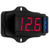 VTR Voltmeter 1000 Tar Lamp Digital Display Automotive Sound Compact Black (900952)