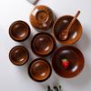 Household Food Containers Japanese Style Wooden Utensils New Wooden Bowls  Kitchen Supplies