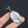 Tree Of Life Dendrite Opal Pendant Gemstone Jewelry, 999 Copper Wire Wrapped Pendant, Handmade Jewelry Birthstone Pendant, Gift For Him