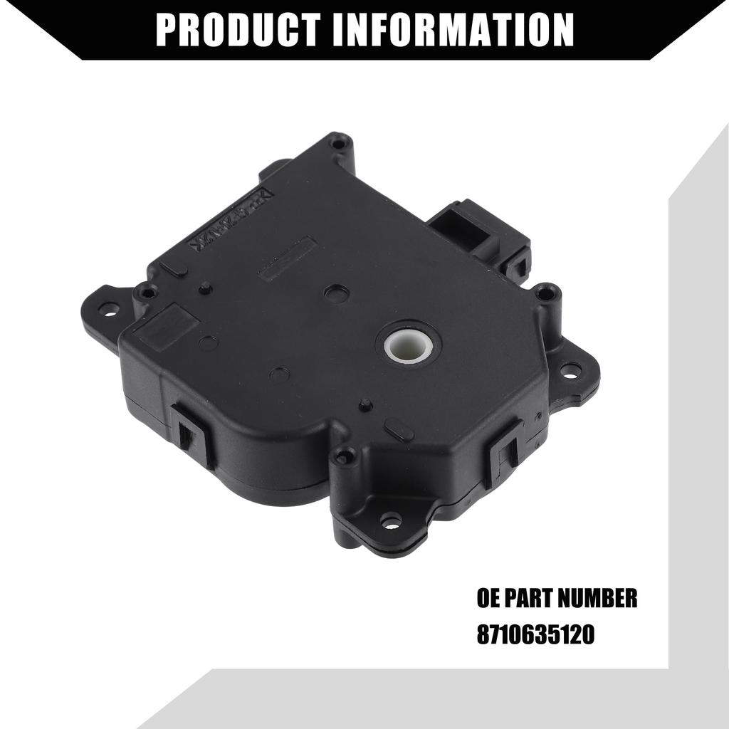 uxcell Привод заслонки воздухозаборника HVAC, совместимый с Toy Ota 4 Runner, совместимый с Toy Ota FJ Cruiser Front, прочный пластик, 1 шт., черный № 8710635120