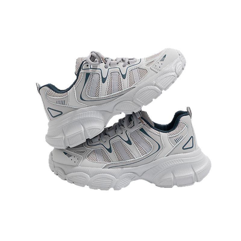 Глобальная легкая спортивная обувь женская 2025 лето новая ins трендовая сетчатая женская обувь универсальные кроссовки для папы женские ZHQ6251